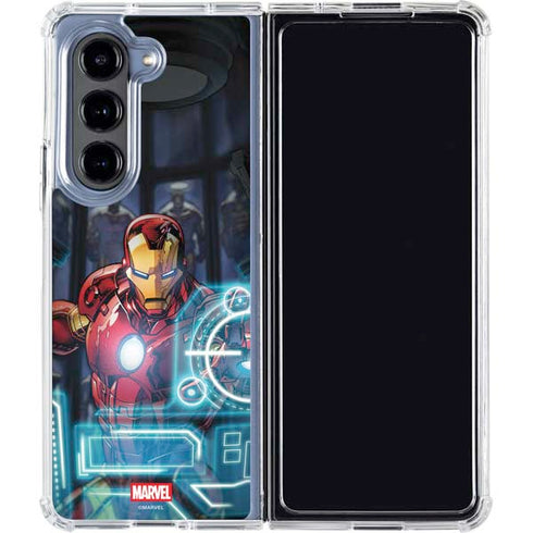 Marvel Iron Man New Armor Galaxy Z Fold5 5G Clear Case